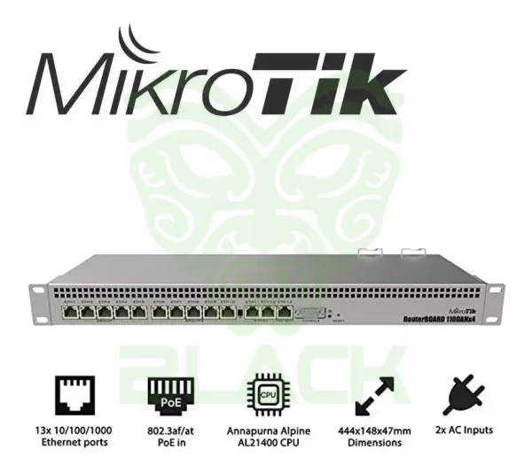 RB MIKROTIK 1100X4 QUAD CORE ROUTER OS L6 S/C