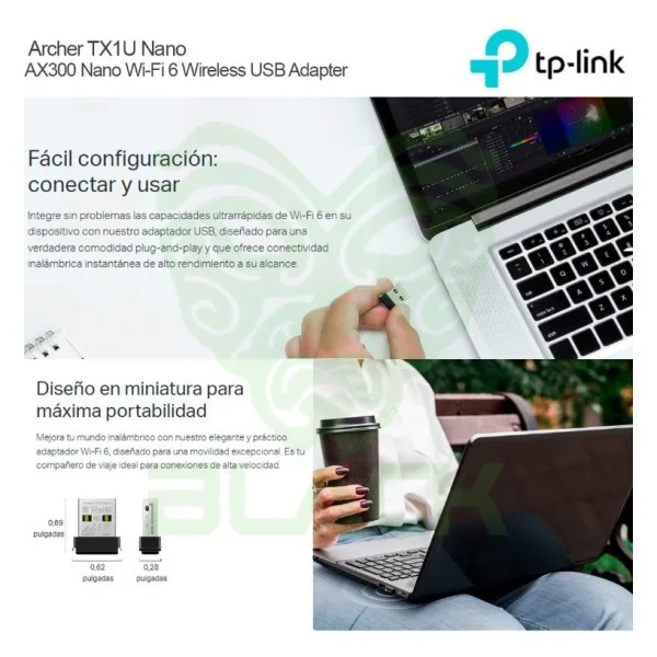 PLACA RED USB TP-LINK ARCHER TX1U NANO AX300