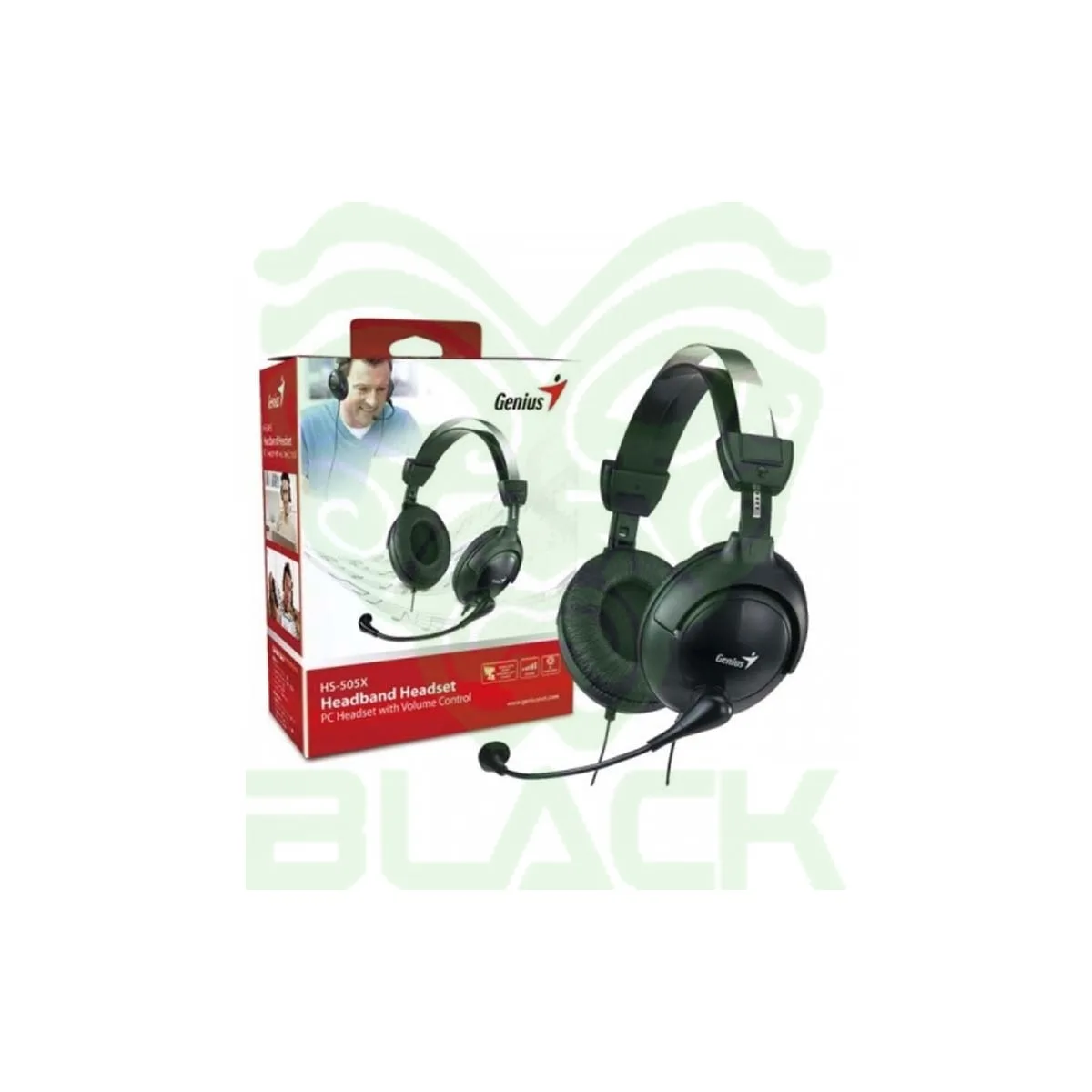 AURICULAR GENIUS MOD. HS-M505X C/MICROFONO NEGRO