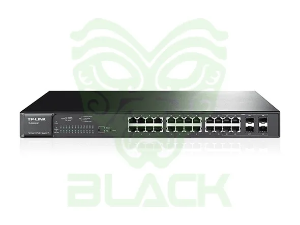 SWITCH TP LINK 24 PUERTOS GB SMART + 4SFP POE+