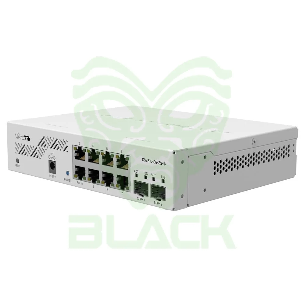 SWITCH MIKROTIK 312 1ETH 4-SFP+ 8ETH 1-2.5-5-10G S/C