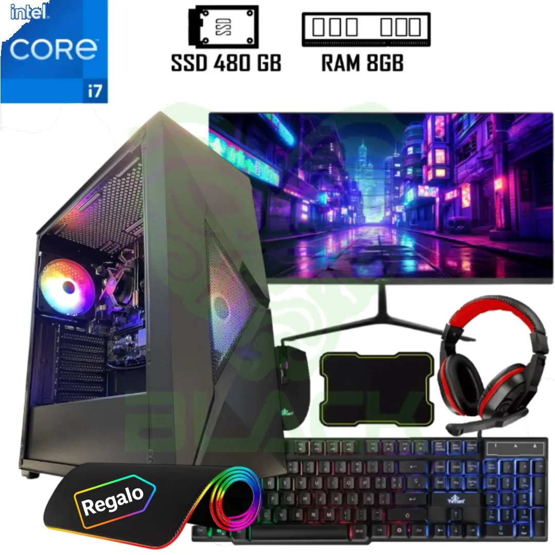 COMBO ECOVISION INTEL I7 12700 + 8GB + 480GB