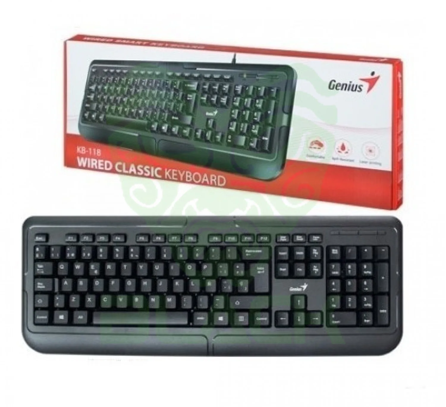 TECLADO GENIUS KB-118 II USB BLACK