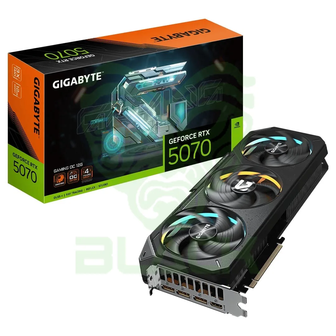 PLACA DE VIDEO GIGABYTE GEFORCE RTX 5070 GAMING OC 12G GDDR7