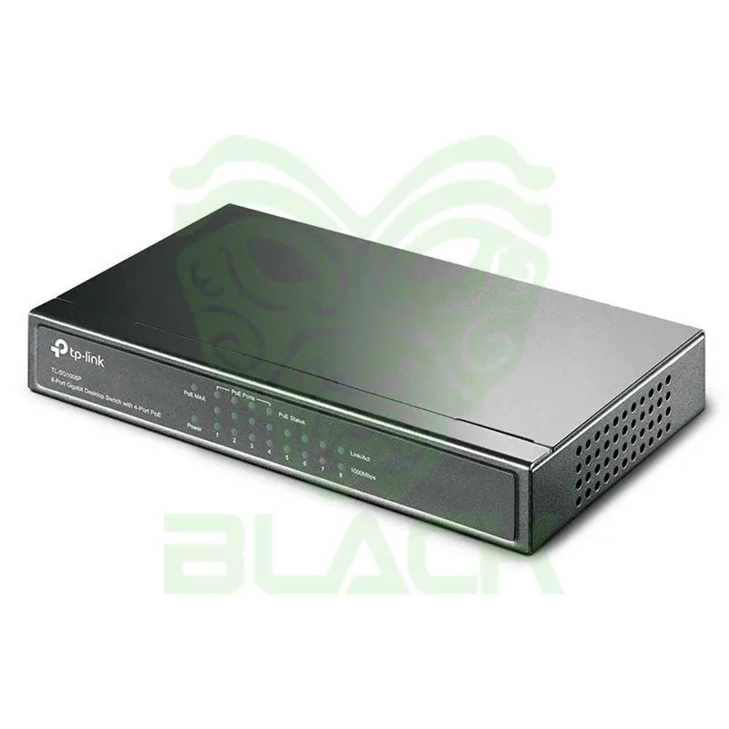 SWITCH TP LINK 8 PUERTOS GIGABIT 4 POE / 4 NO POE