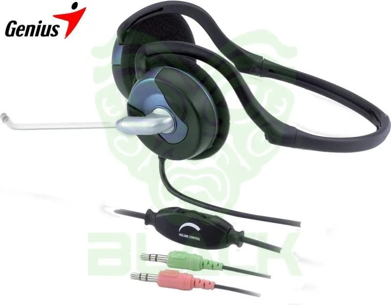 AURICULAR GENIUS (HS-300N) C/MIC NEGRO