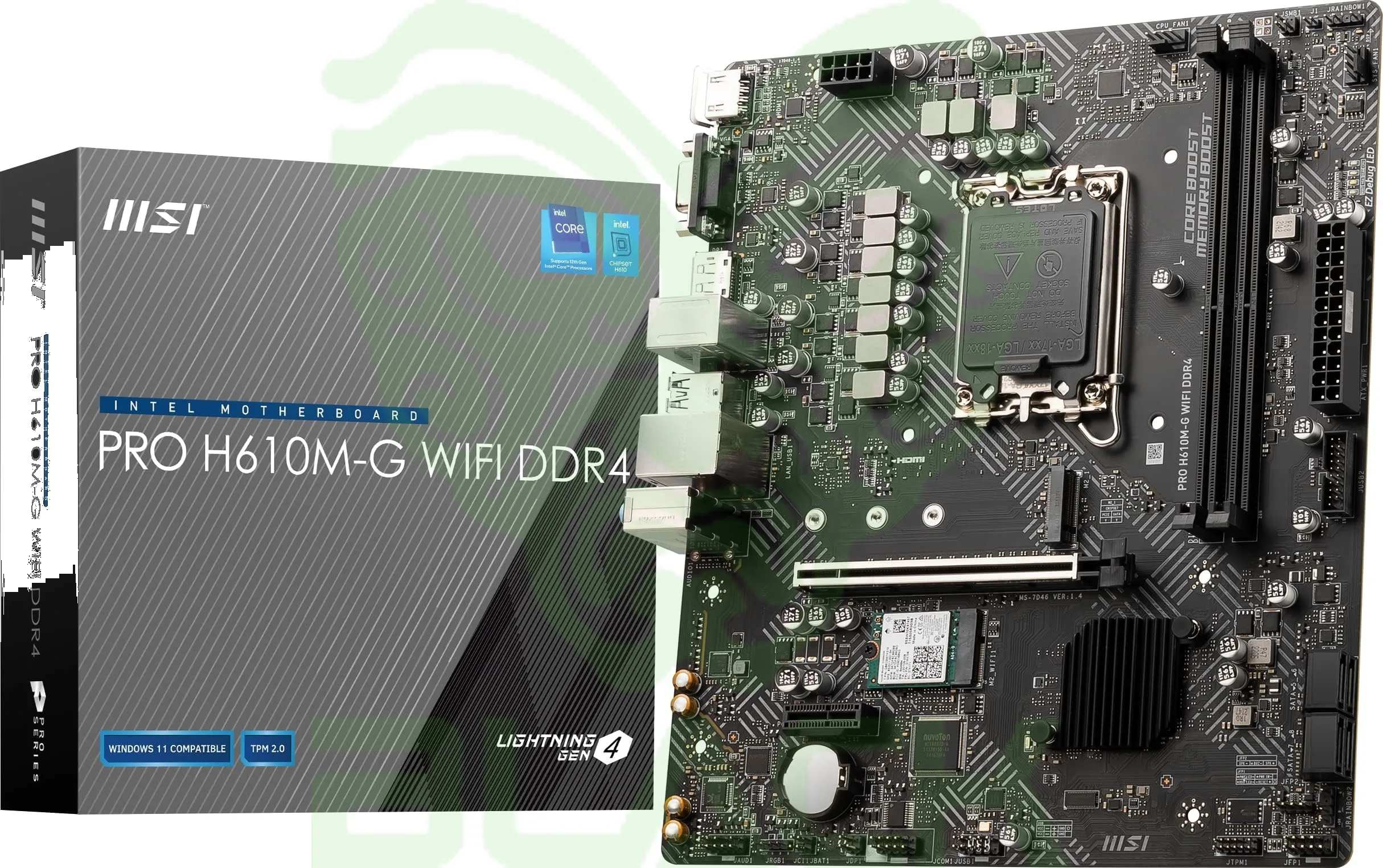 MOTHERBOARD MSI PRO H610M-G LGA1700 DDR5