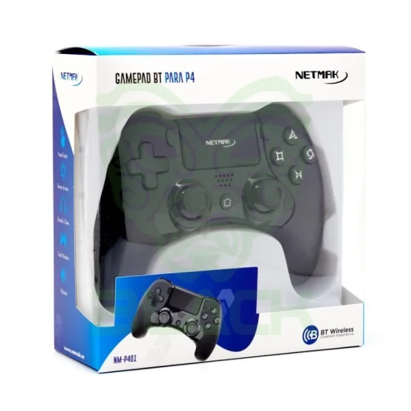 JOYSTICK BLUETOOTH NETMAK (NM-P401) PS4/PC NEGRO