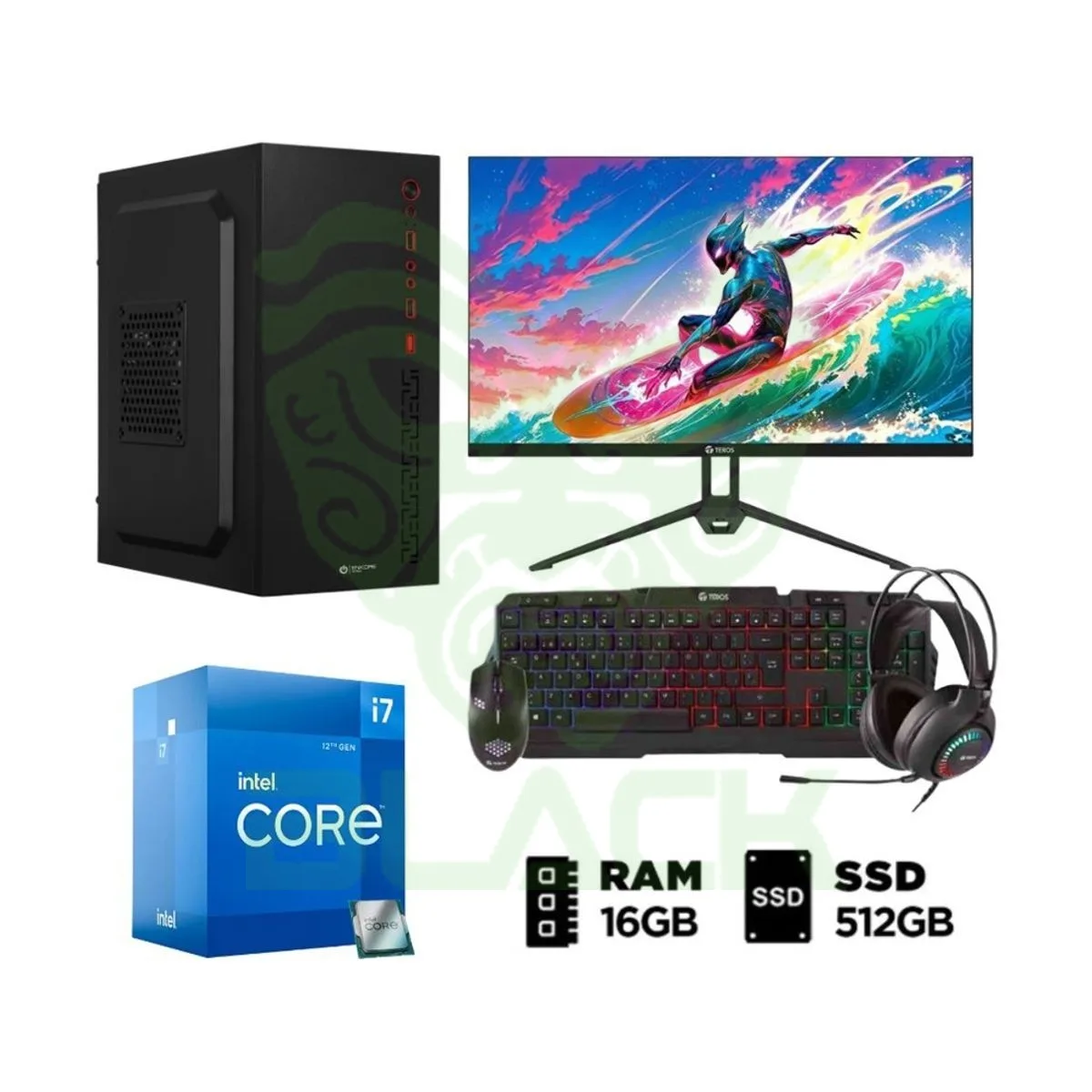 COMBO ECOVISION INTEL I7-12700 + 16GB + 512GB