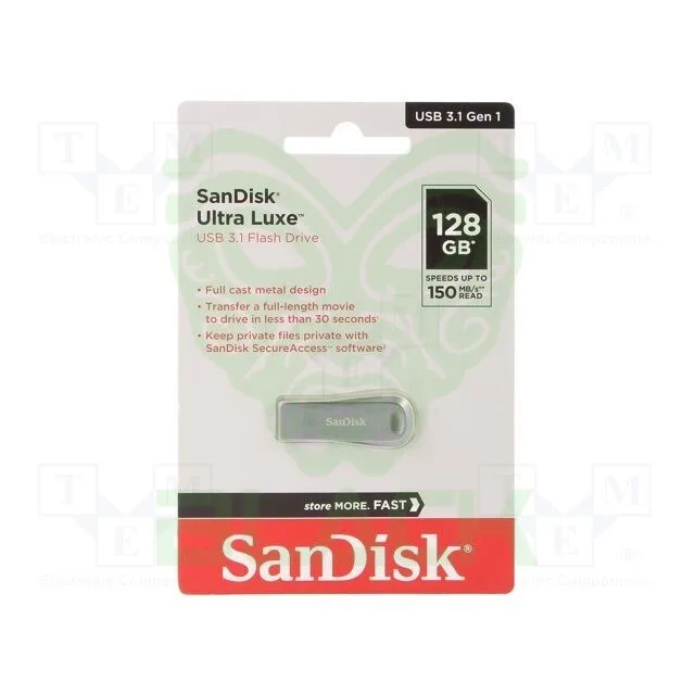 PENDRIVE SANDISK ULTRAMETAL 128GB - 3.1