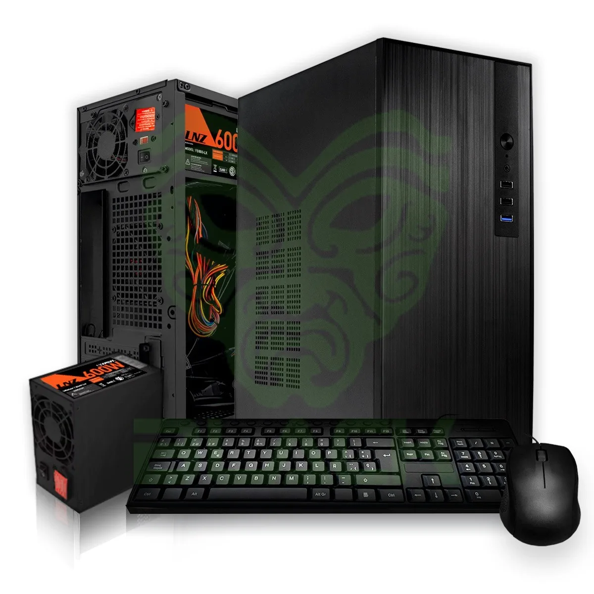 GABINETE KIT SENTEY TM40 C/FUENTE 600W + MOUSE + TECLADO