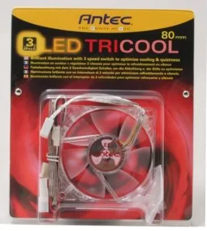 Cooler FAN Antec 80mm Rojo