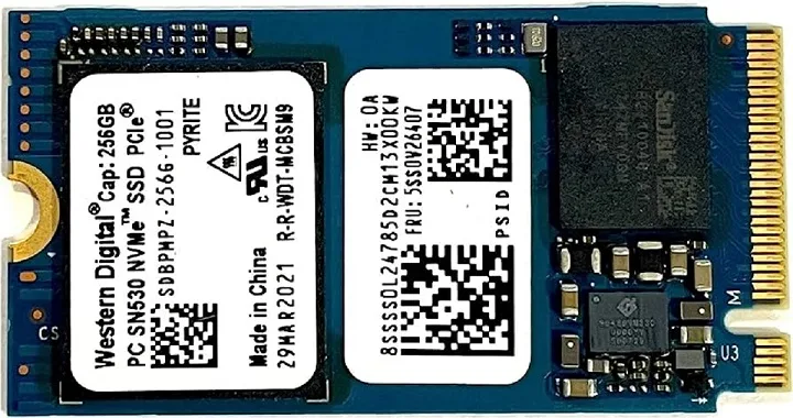 SSD M.2 Nvme  W.D 2242 256 GB OEM