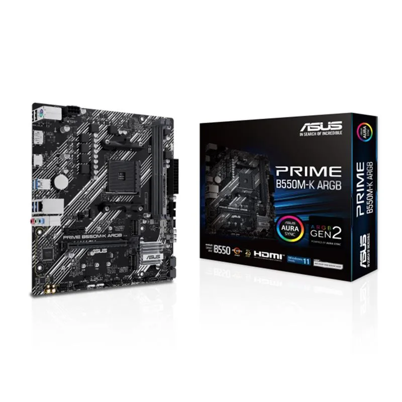 Motherboard ASUS Prime B550M-K ARGB/M4 AMD Socket AM4 DDR4
