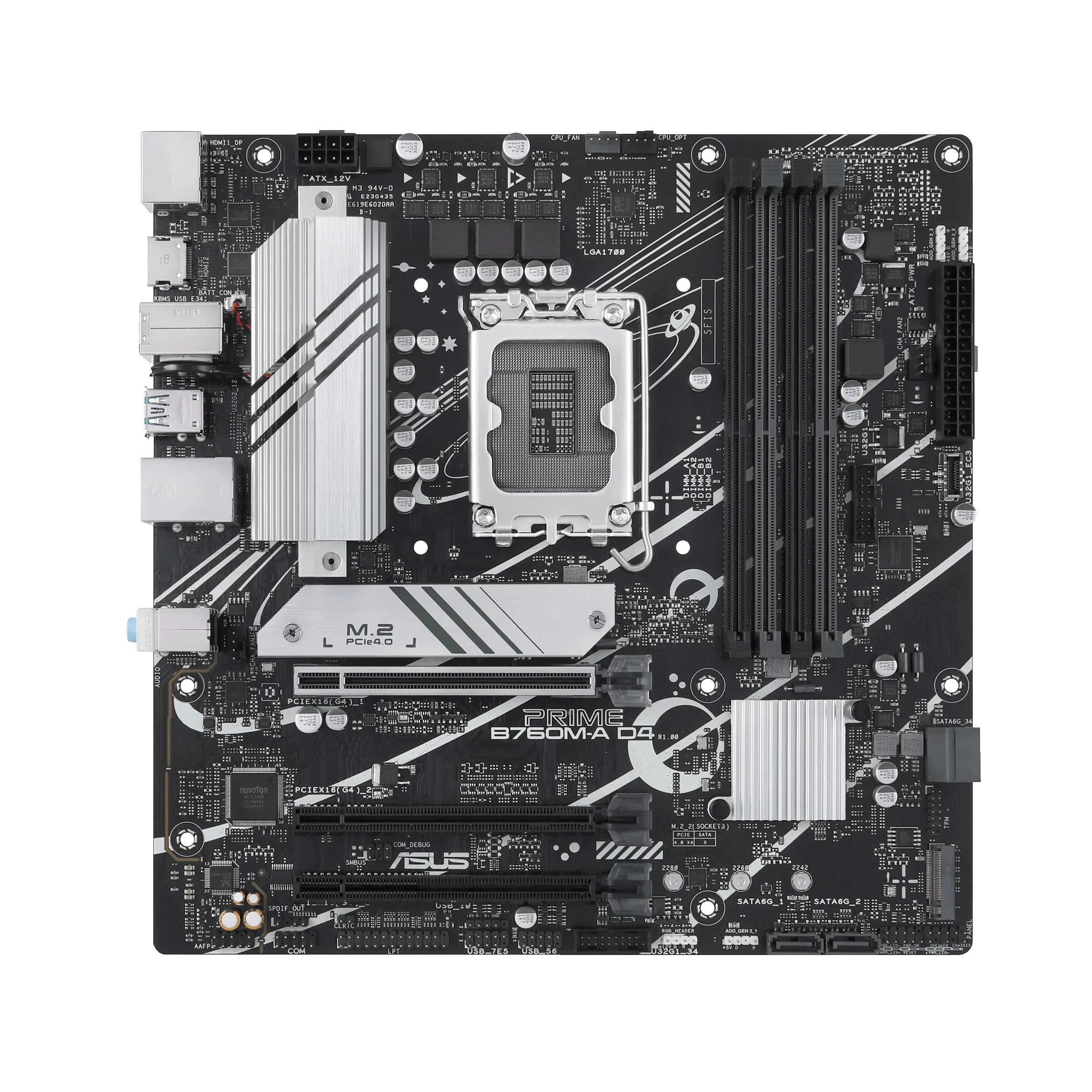 Motherboard ASUS Prime B760M-A D4-csm Intel® Socket 1700 12/13/14va. Gen.
