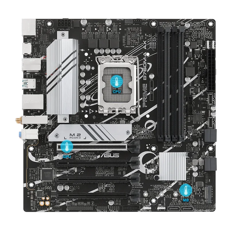 Motherboard ASUS Prime B760M-A Intel® Socket 1700 12/13va. Gen.