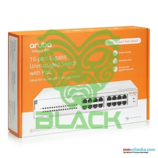 SWITCH 16P ARUBA INSTANT ON 1430 POE 124W