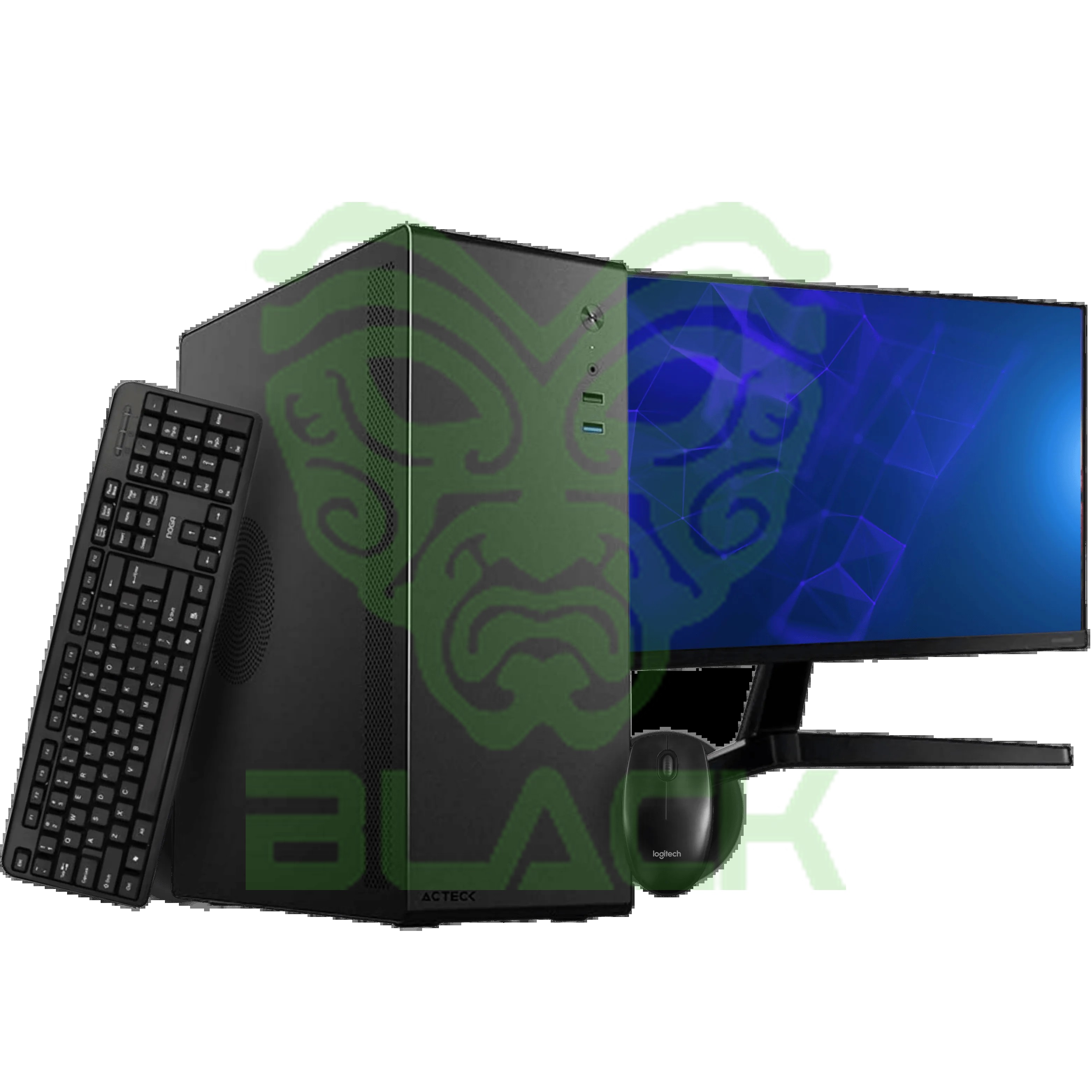 PC GAMER Y MONITOR AMD RYZEN 7 5700G 16GB SSD 480GB GAB GAMER Y MONITOR + WIFI Y TEC, MOU Y PAD