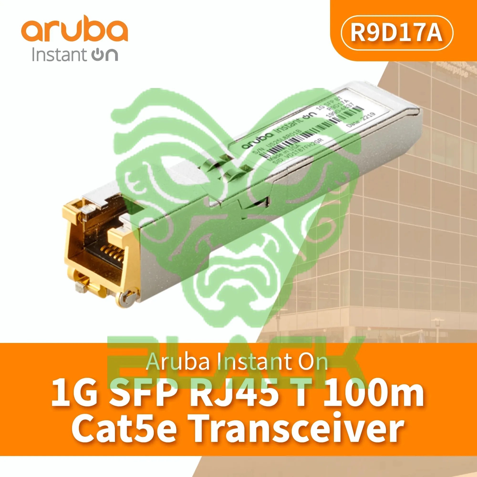 SFP ARUBA INSTANT ON 1G RJ45 T 100M CAT5E XCV