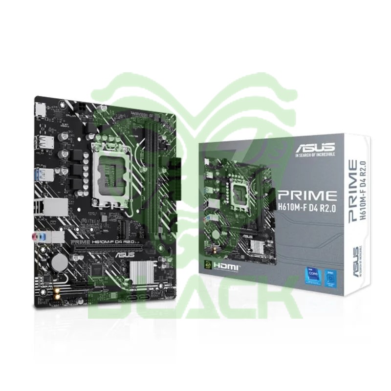MOTHERBOARD ASUS PRIME H610M-F D4 R2.0 INTEL® SOCKET 1700 12/13/14VA. GEN.