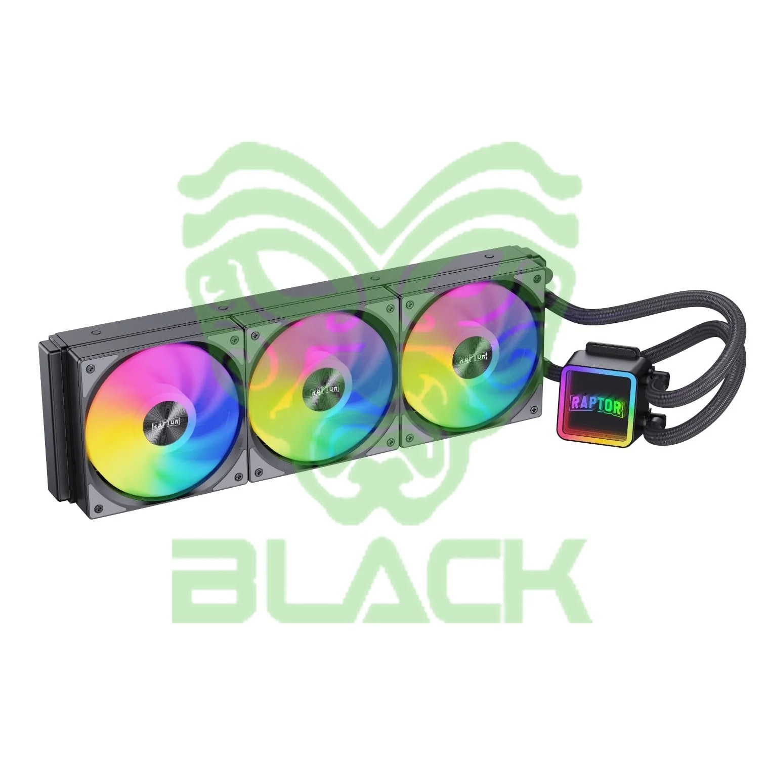 WATER COOLING RAPTOR AQUA CORE 360 3X CPU COOLER 360MM NEGRO