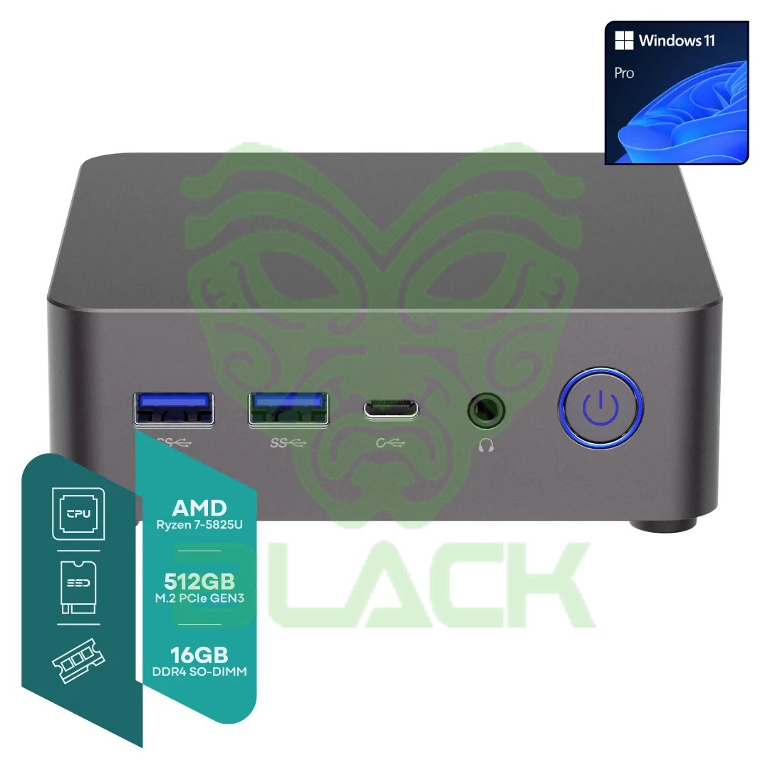 MINI PC KELYX AMD RYZEN 7-5825U 16G M.2 512G WIN 11 PRO