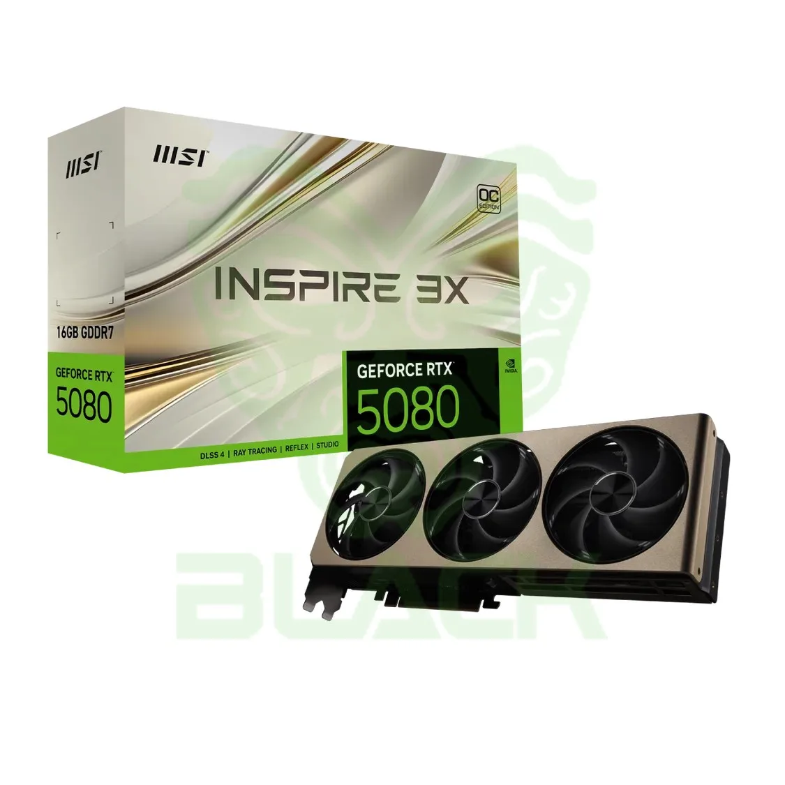 VGA 16GB RTX 5080 MSI INSPIRE 3X OC GDDR7