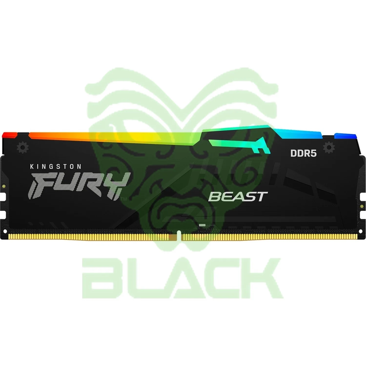 MEMORIA KINGSTON DDR5 16GB 6000MHZ FURY BLACK RGB CL36 AMD EXPO