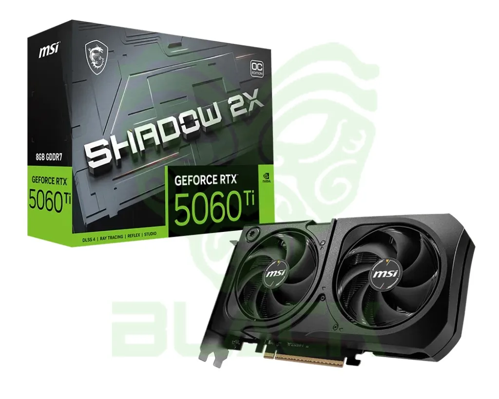 MSI GEFORCE RTX 5060 TI SHADOW 2X PLUS 8G