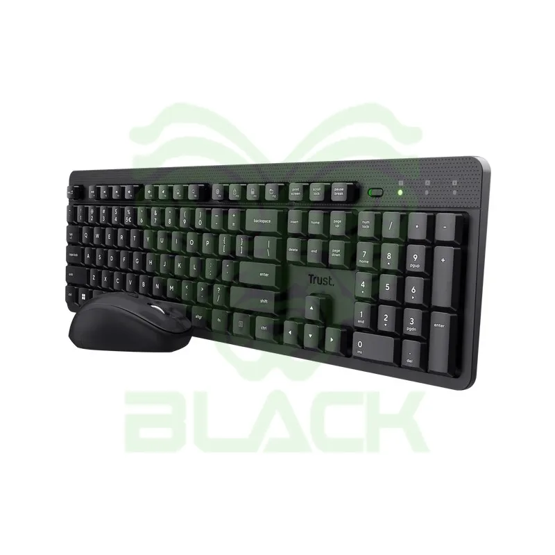 TECLADO Y MOUSE TRUST ODY II WIRELESS ES WHITE