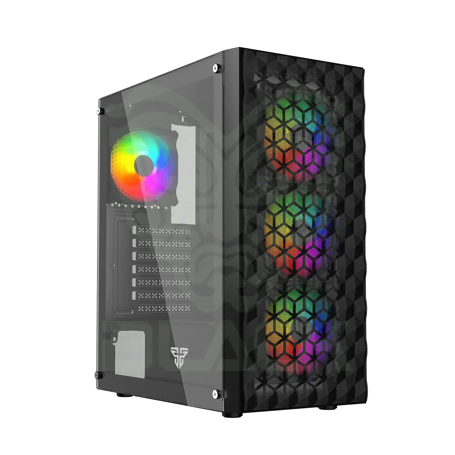 GABINETE FANTECH AERO II CG83 BLACK 4X FAN FRGB ATX