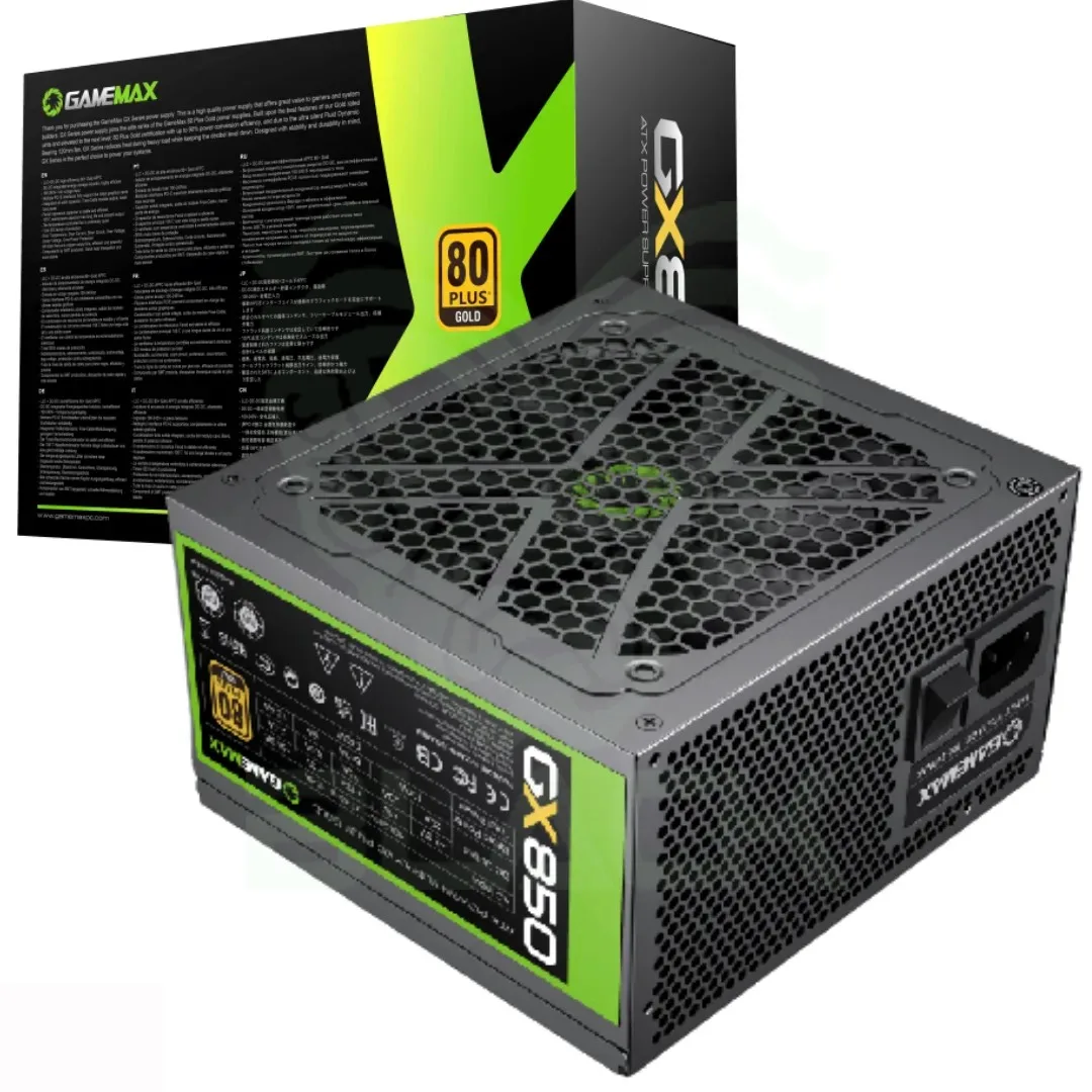 FUENTE 850W GAMEMAX 80 PLUS GOLD GX-850 M