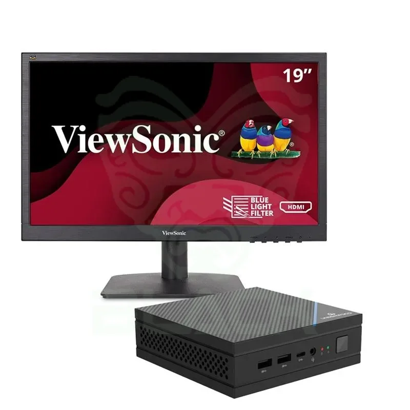 COMBO MINIPC UNDERWOOD VOT 5095 + MONITOR 19" VIEWSONIC VA1903H