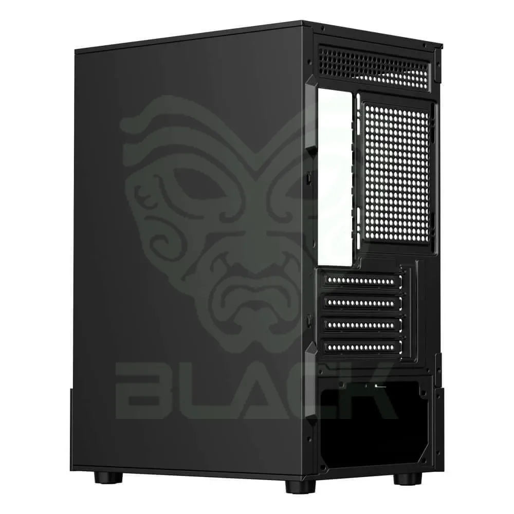 GABINETE RAPTOR NOVA PRIME TG MID-TOWER RGB FAN X3 BLACK