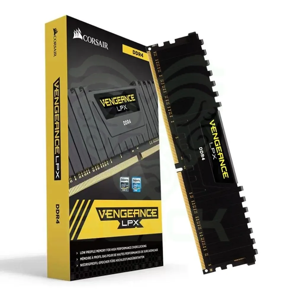 MEMORIA RAM UDIMM CORSAIR VENGEANCE LPX 8GB DDR4 3200MHZ C16 1.35V (1X8GB) - BLACK