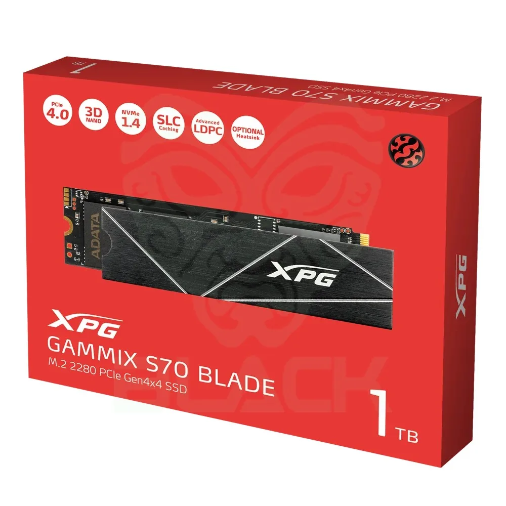 DISCO SSD XPG GAMMIX S70 BLADE 2TB M.2 2280 PCIE GEN4X4