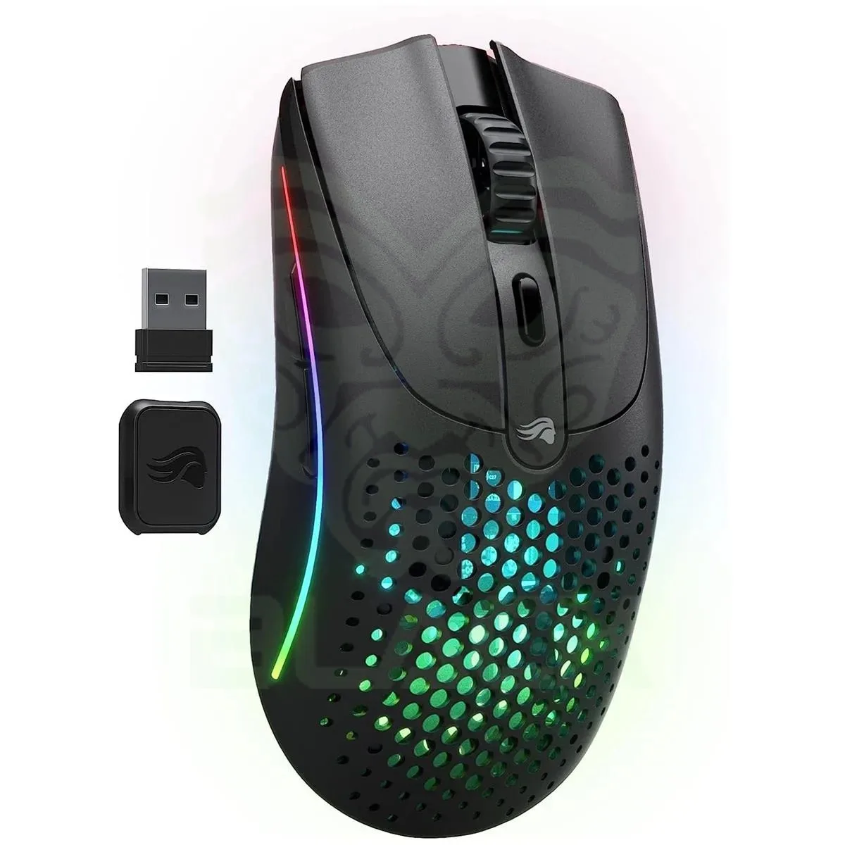 MOUSE GLORIOUS MODEL O 2 WIRELESS 2.4GHZ BLUETOOTH 5.2 MATTE BLACK 26K DPI RGB 68GR 110HS