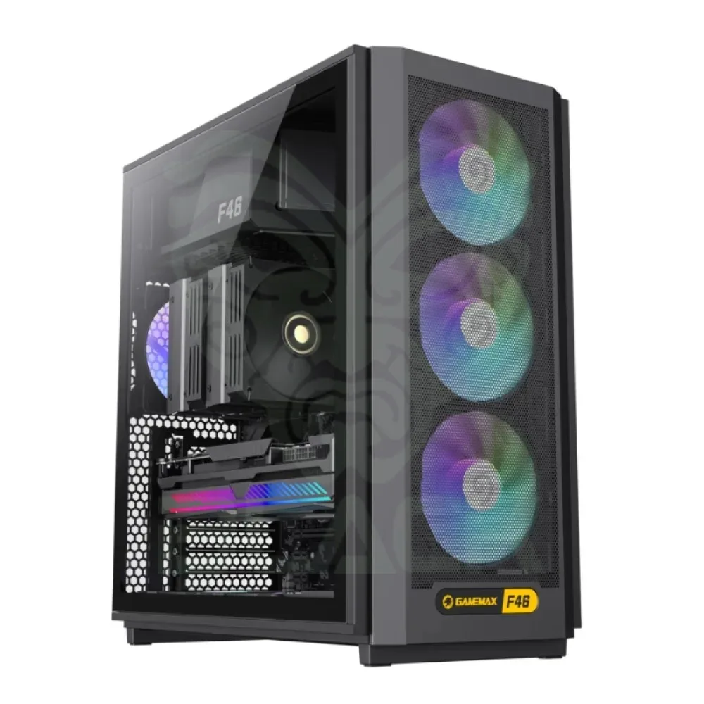 GAB GAMEMAX F46 BK 4*FAN ARGB ATX
