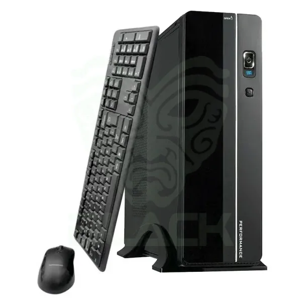 GABINETE SLIM PERFORMANCE (ATX-600-5836) FUENTE 600W + TECLADO + MOUSE