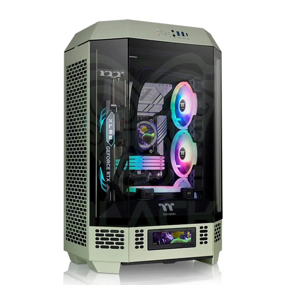 GAB THERMALTAKE THE TOWER 300 MATCHA GREEN 2*FAN
