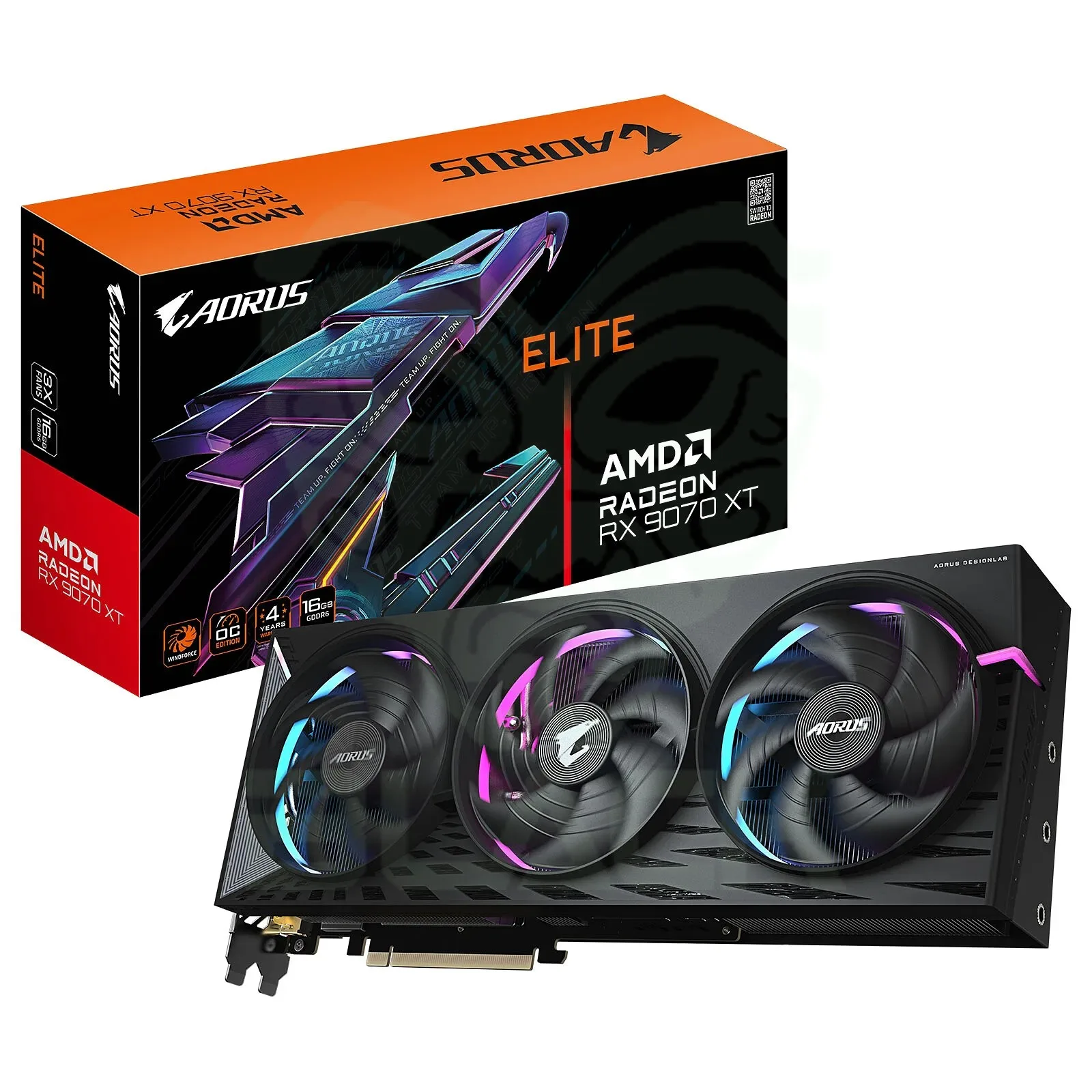 PLACA DE VIDEO GIGABYTE AMD RADEON RX 9070 XT ELITE 16GB