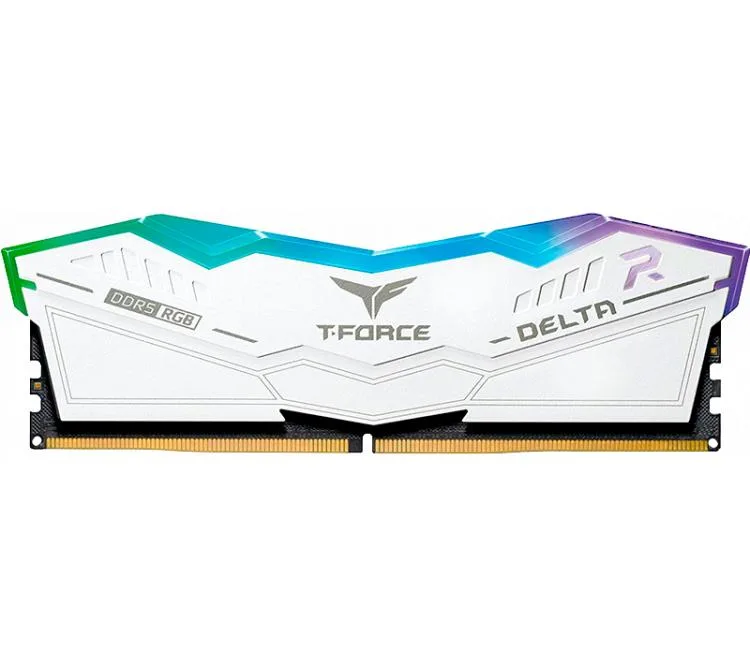 MEMORIA Team DDR5 16GB 6400MHz T-force Delta RGB White CL38