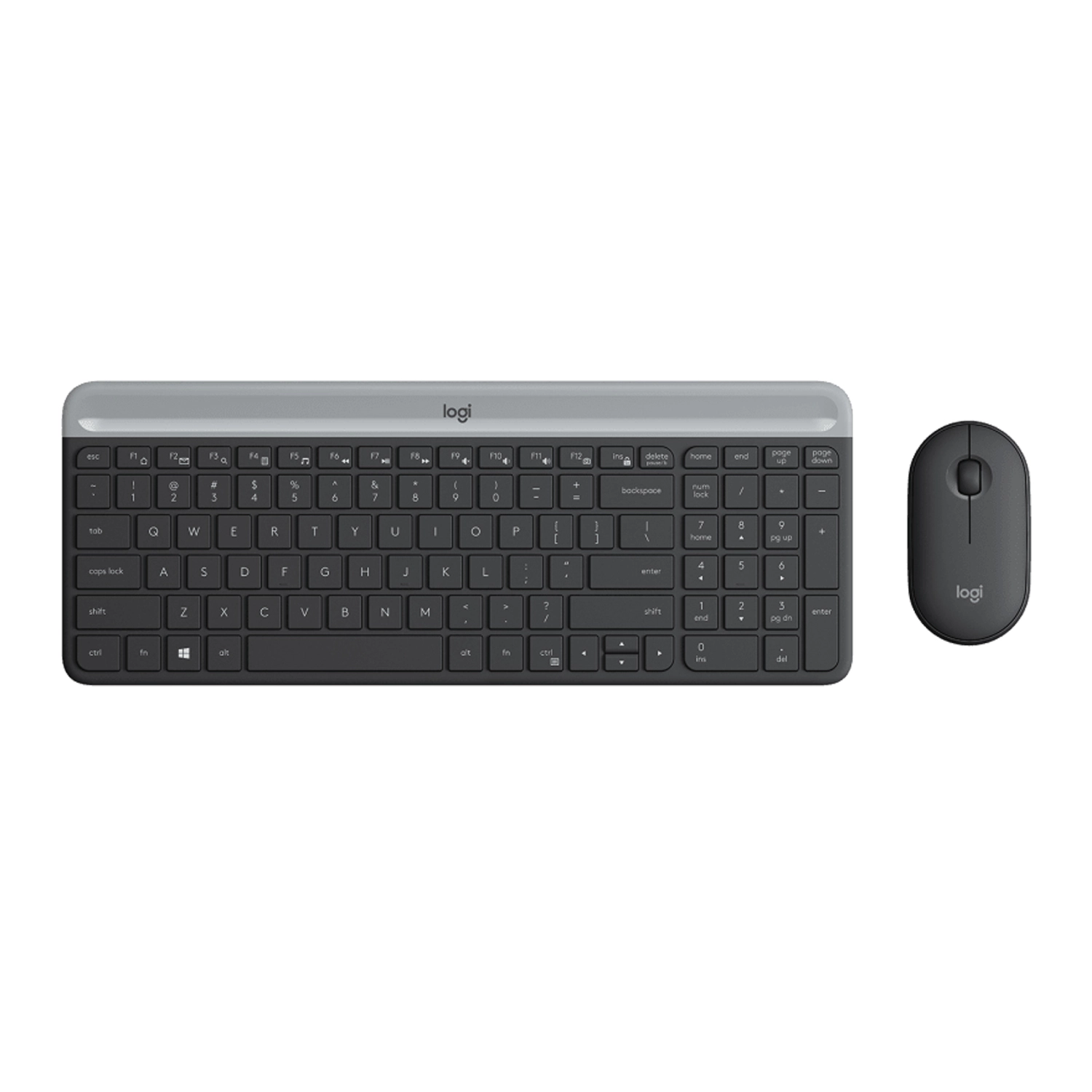 Combo Logitech Teclado Y Mouse Slim Inalambrico Mk...