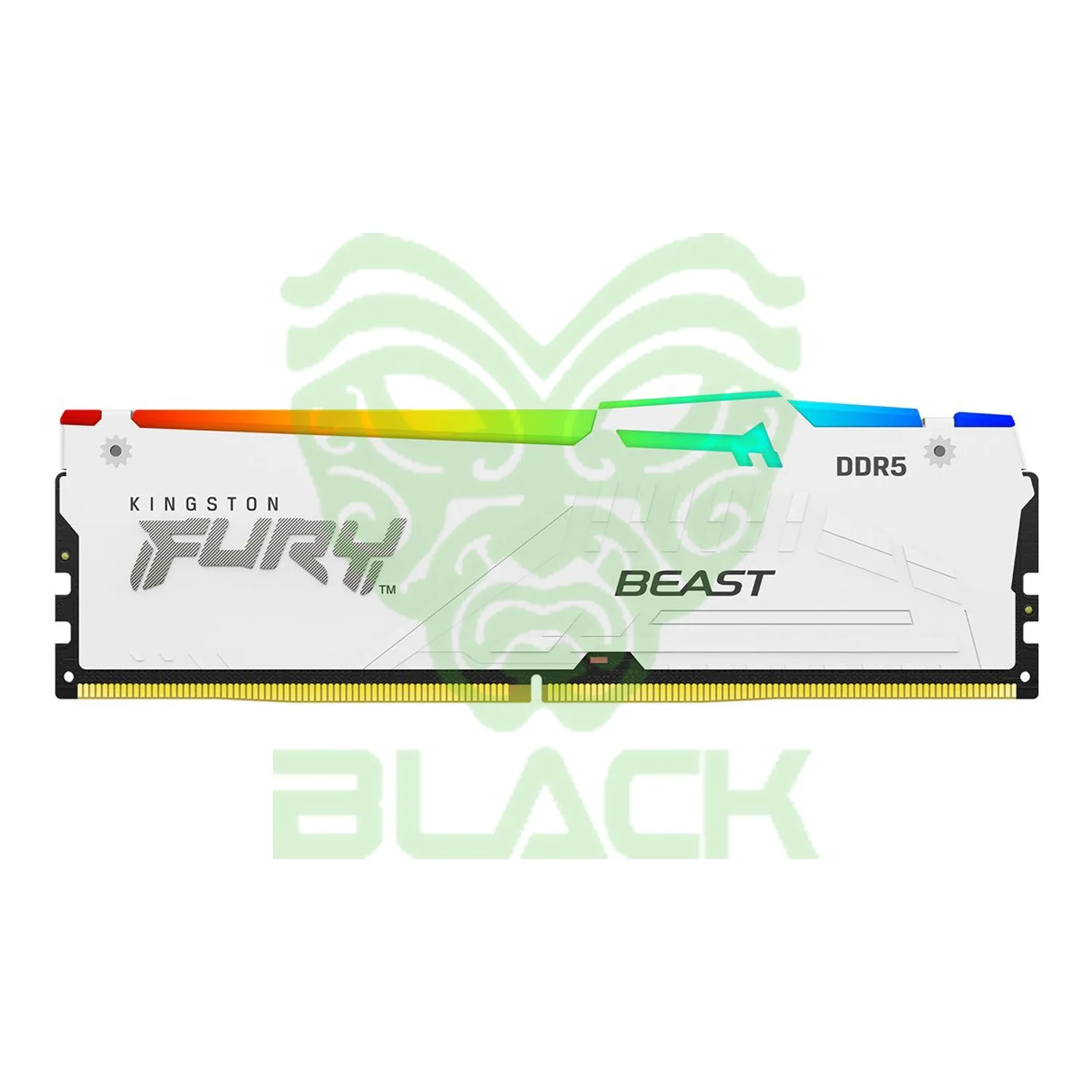 MEMORIA RAM KINGSTON 16GB 6800MHz Fury Beast White RGB DDR5 Para Pc