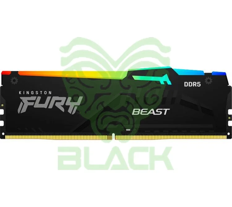 MEMORIA RAM KINGSTON 16GB DDR5 5600MHz Fury Beast RGB Para Pc