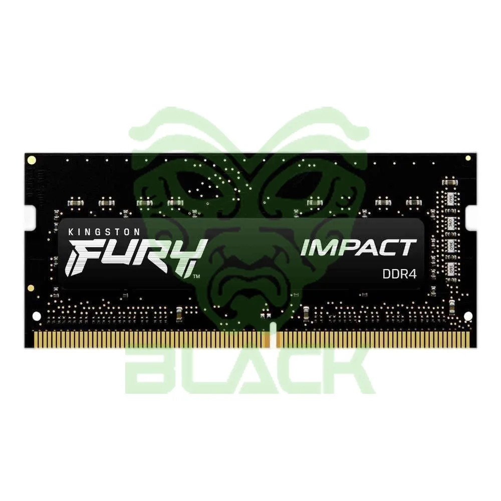 MEMORIA SODIMM Fury DDR4 16GB 3200MHz IMPACT Negra