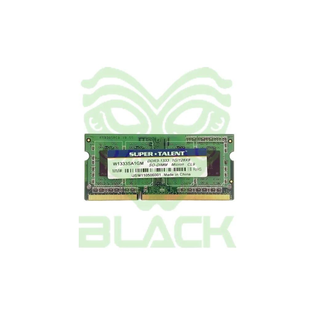 Memoria Supert 1GB SODIMM Ddr 3 1333 128X8