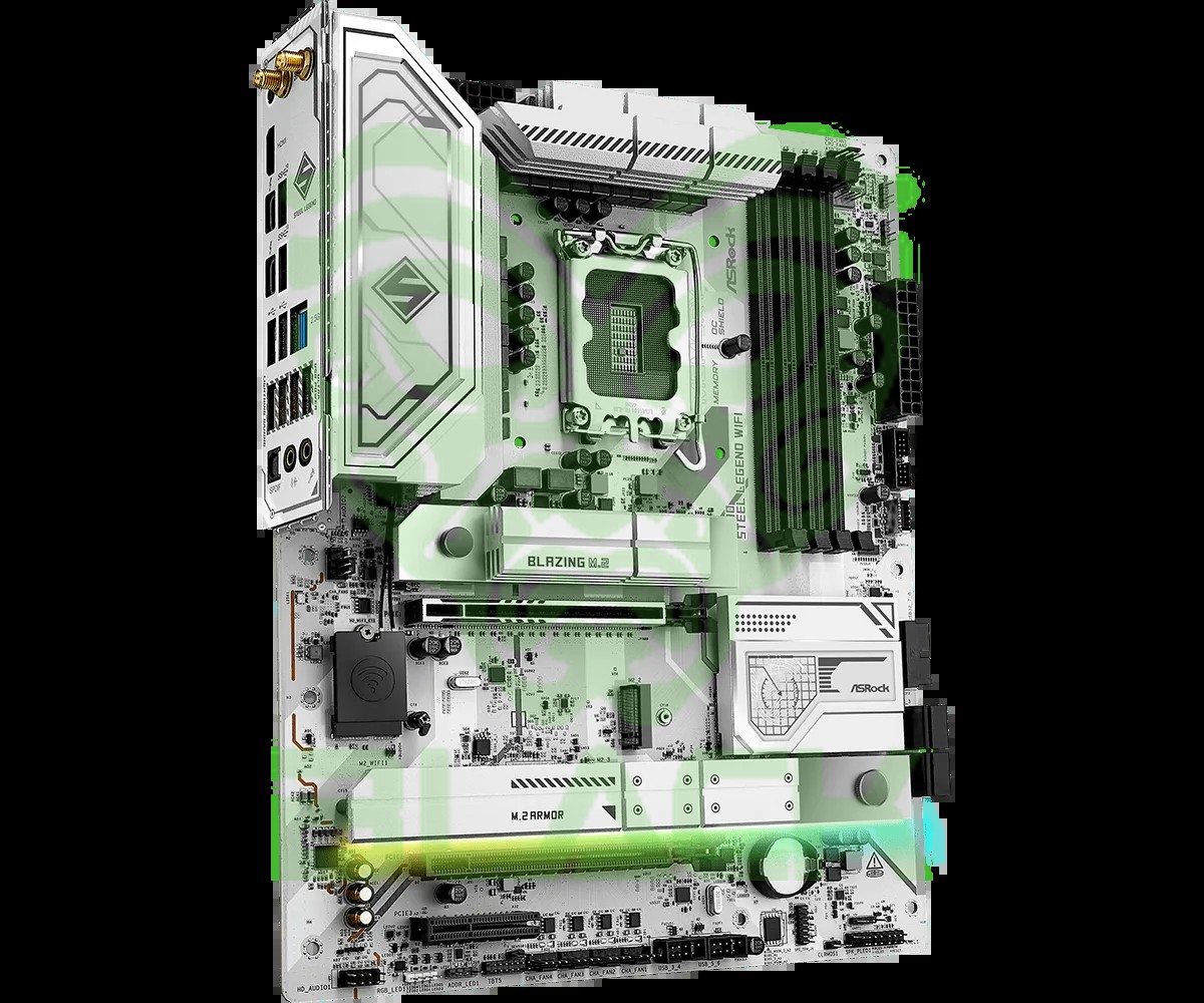 Motherboard Asrock Z890 Steel Legend Wi-fi Socket Intel® Socket 1851 12/13/14va. Gen. DDR5
