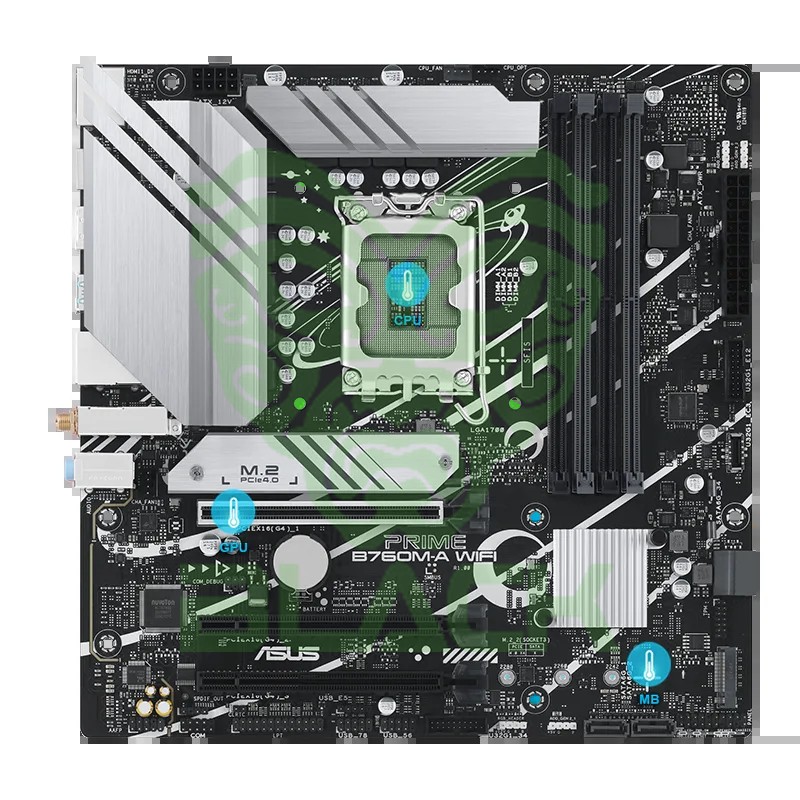 Mother ASUS Prime B760M-A 12/13/14th Gen LGA1700 DDR5