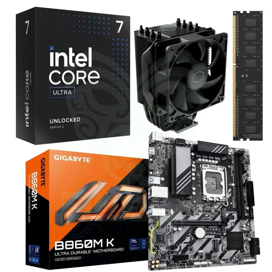 COMBO ECOVISION INTEL ITL CORE ULTRA 7 265K + MOTHER + COOLER + 16GB